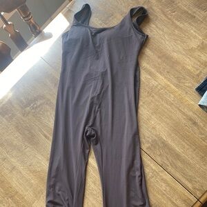 Brown Sleeveless Jumpsuit